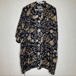 SILX By August Silk Size Large Kimono